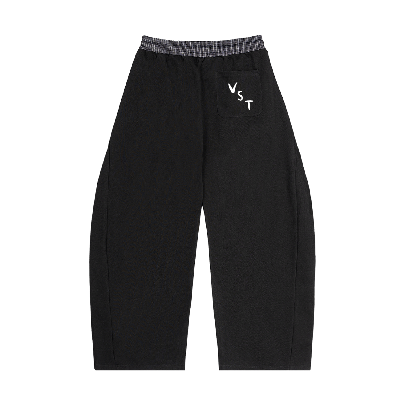 VST DRP1 Plaid Waistband Barrel Sweatpants
